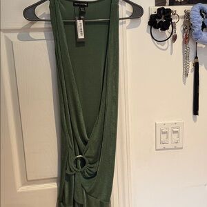 Pretty Little Thing Green Dress Vacation Dress